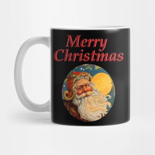 Christmas - Vintage Santa, Merry Christmas Family Matching T-shirt, Pjama Mug